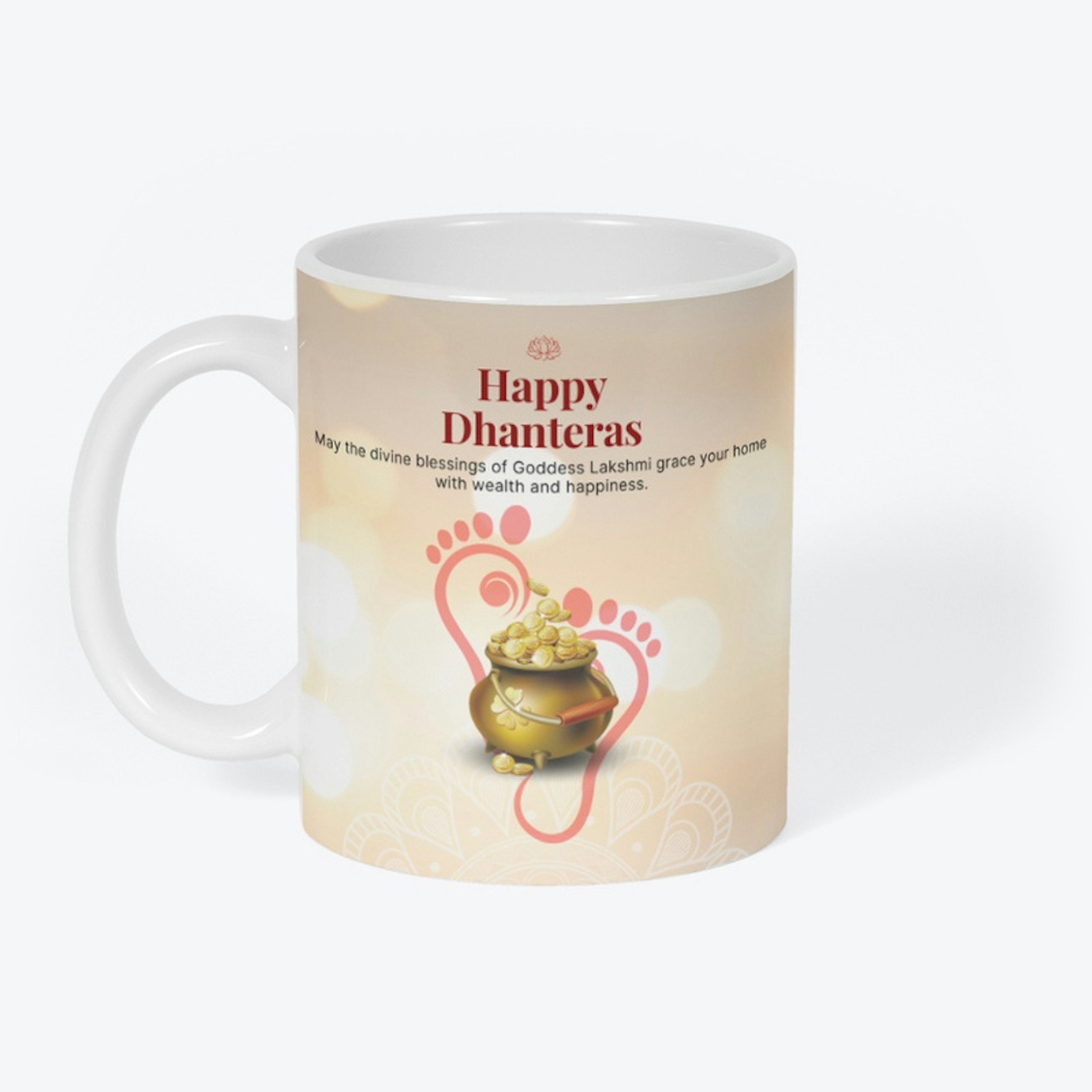 Happy Dhanteras Ceramic Coffee Mug