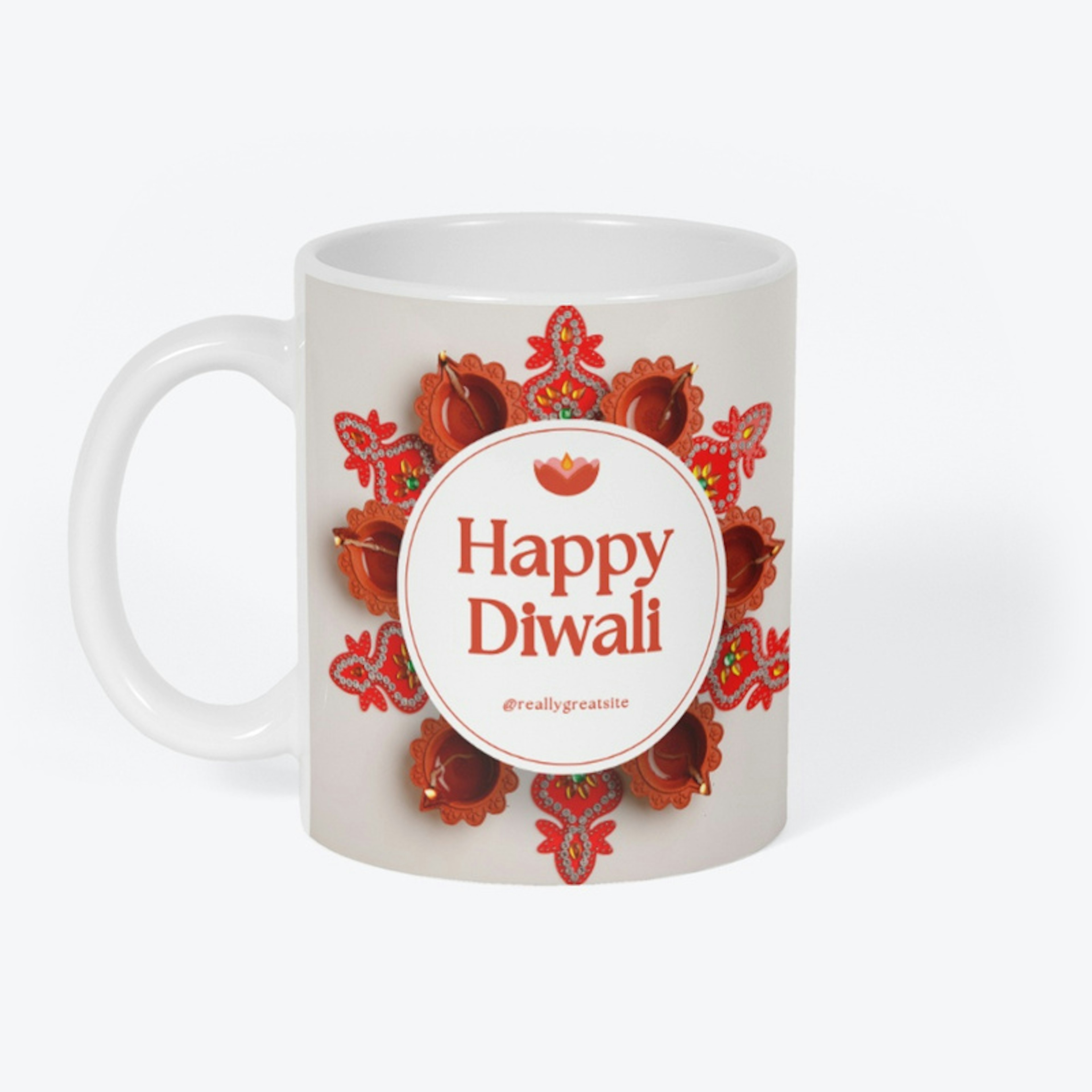Happy Diwali Printed Ceramic Coffee Mug