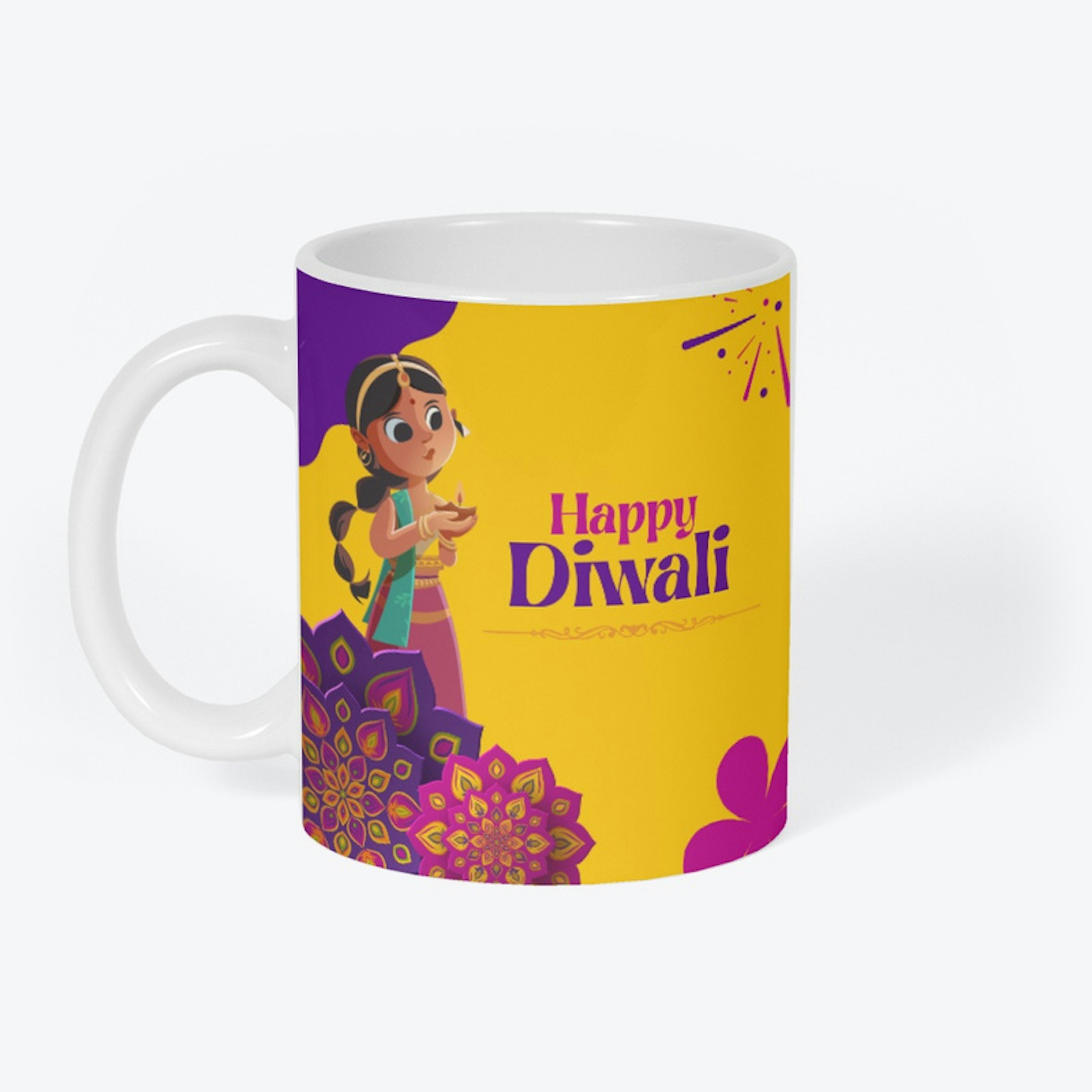Happy Diwali  Printed Ceramic Coffee Mug