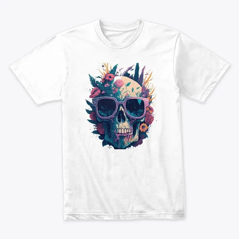 Rebel Chic: Skull Printed T-Shirts