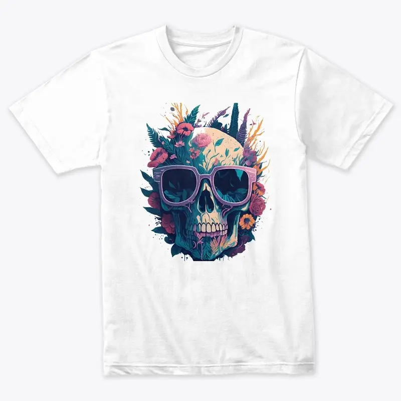 Rebel Chic: Skull Printed T-Shirts