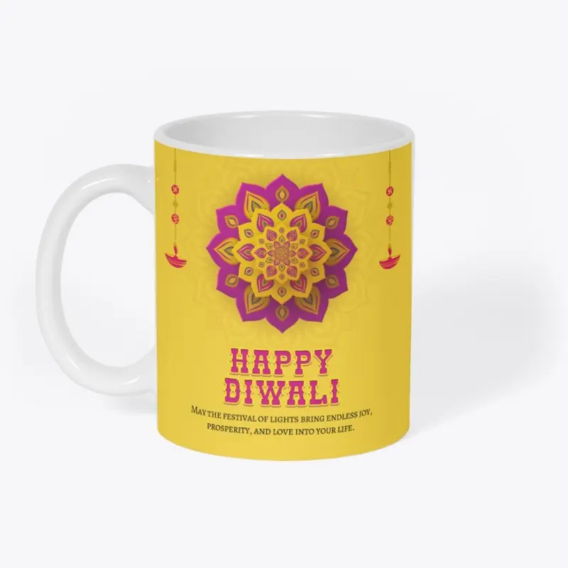 Happy Diwali  Printed Ceramic Coffee Mug