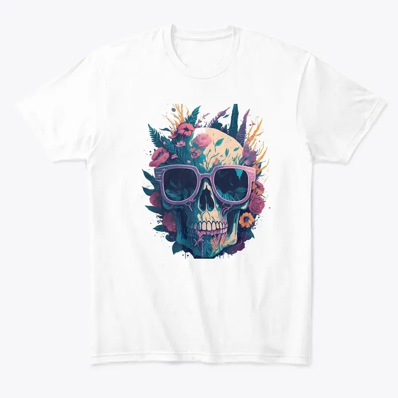 Rebel Chic: Skull Printed T-Shirts