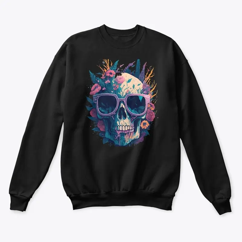 Rebel Chic: Skull Printed T-Shirts